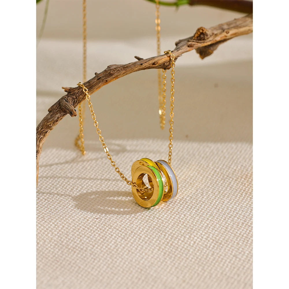 Collana Triple Ring – Colori e Stile