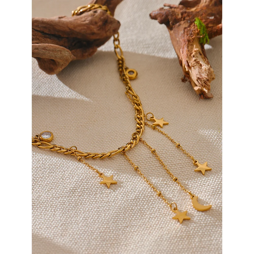 Collana Luna e Stelle – Brilla nell’Universo