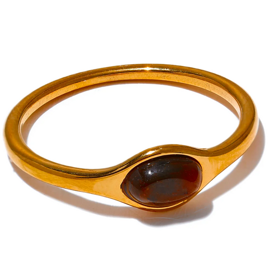 Anello Pietra di Sole – Minimal Chic