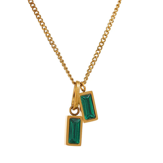 Collana Verde Smeraldo – Raffinatezza Naturale