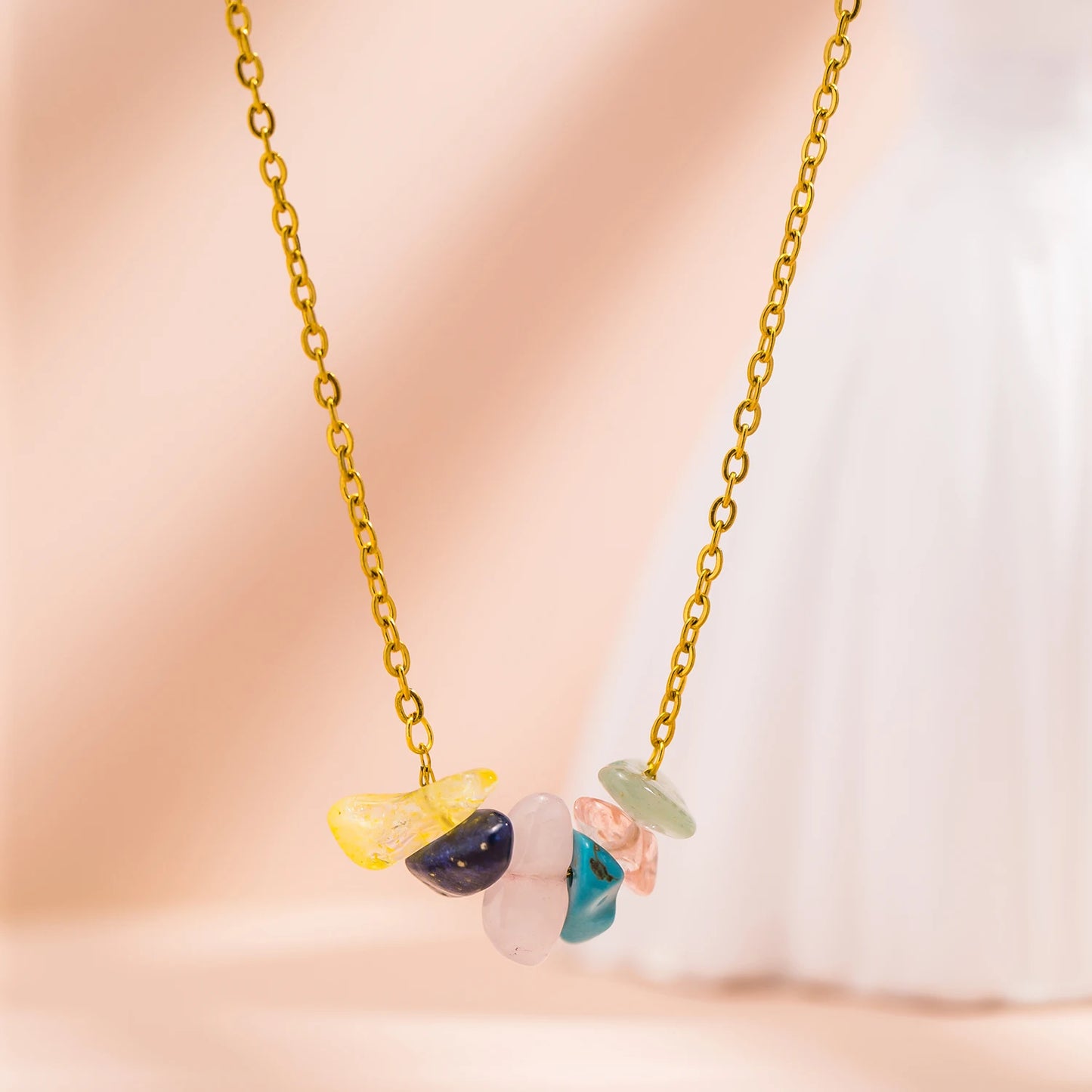 Set “Gioielli Irregolari” – Collana & Bracciale con Pietra Naturale