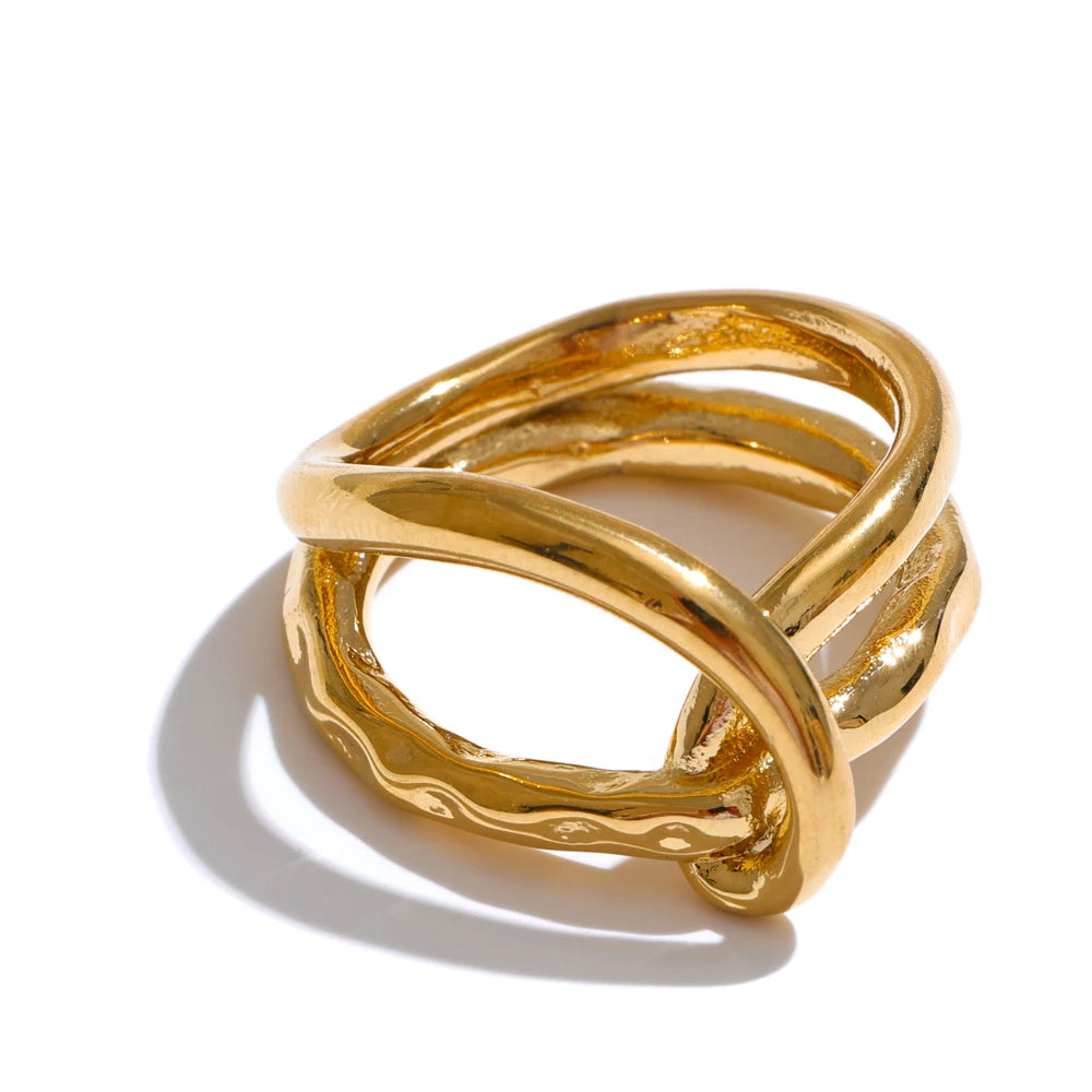 Anello Cerchi Intrecciati – Geometria di Luce