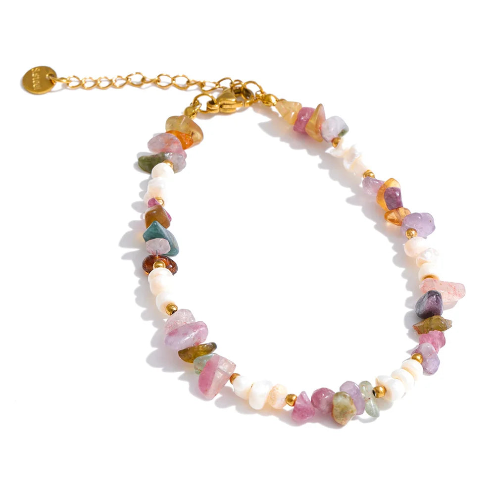 Bracciale Perle e Pietre Naturali
