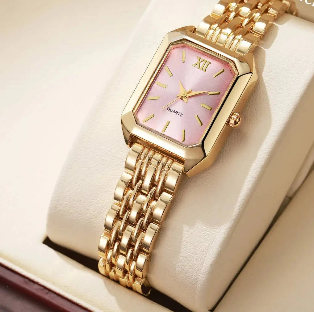 Orologio “Luna Elegance” – Rettangolare Chic