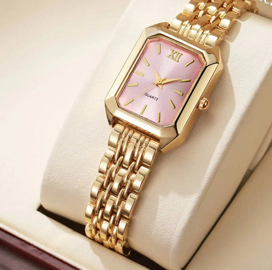 Orologio “Luna Elegance” – Rettangolare Chic