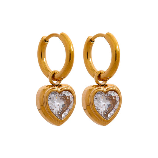 Orecchini Cuore Lucente – Delicatezza Dorata