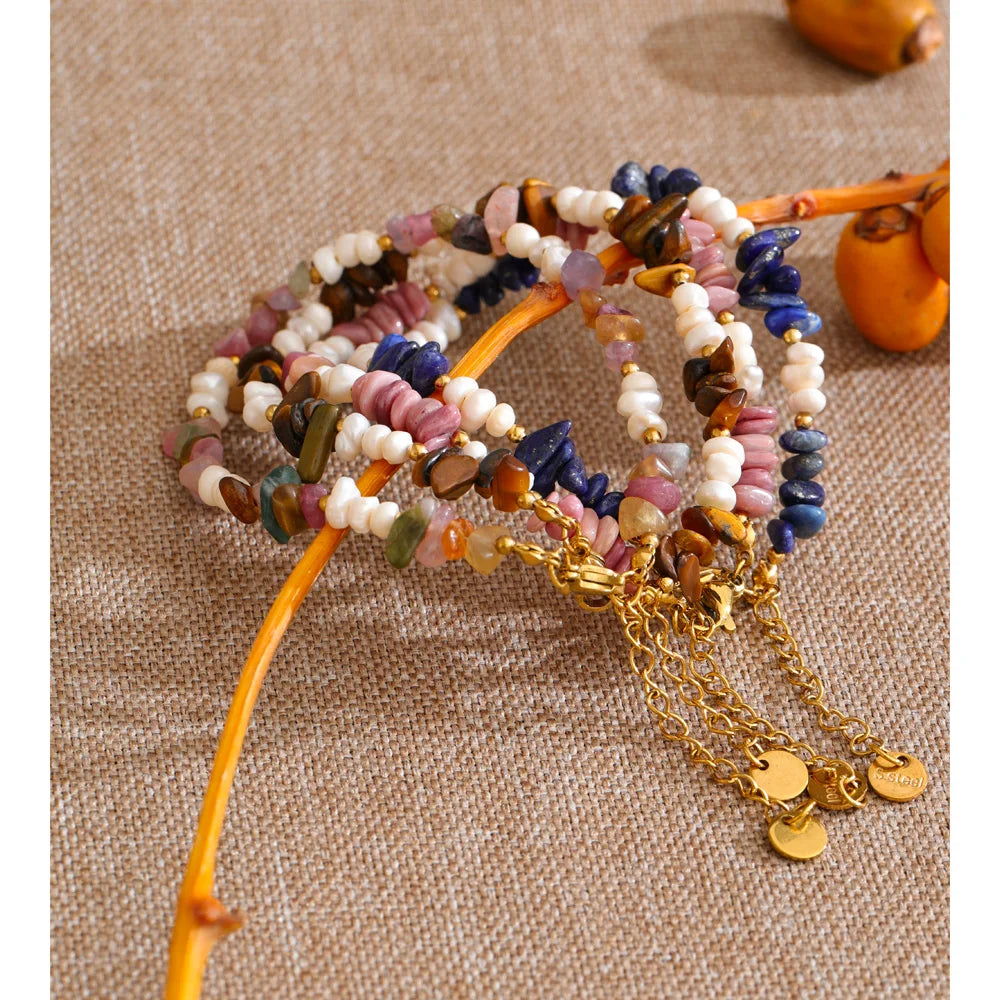 Bracciale Perle e Pietre Naturali
