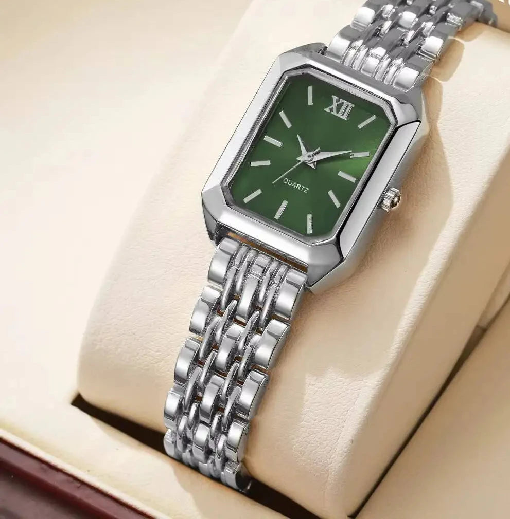Orologio “Luna Elegance” – Rettangolare Chic