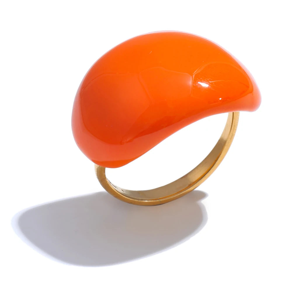 Anello Candy Joy – Gioiello Regolabile Multicolore in Acciaio Inossidabile