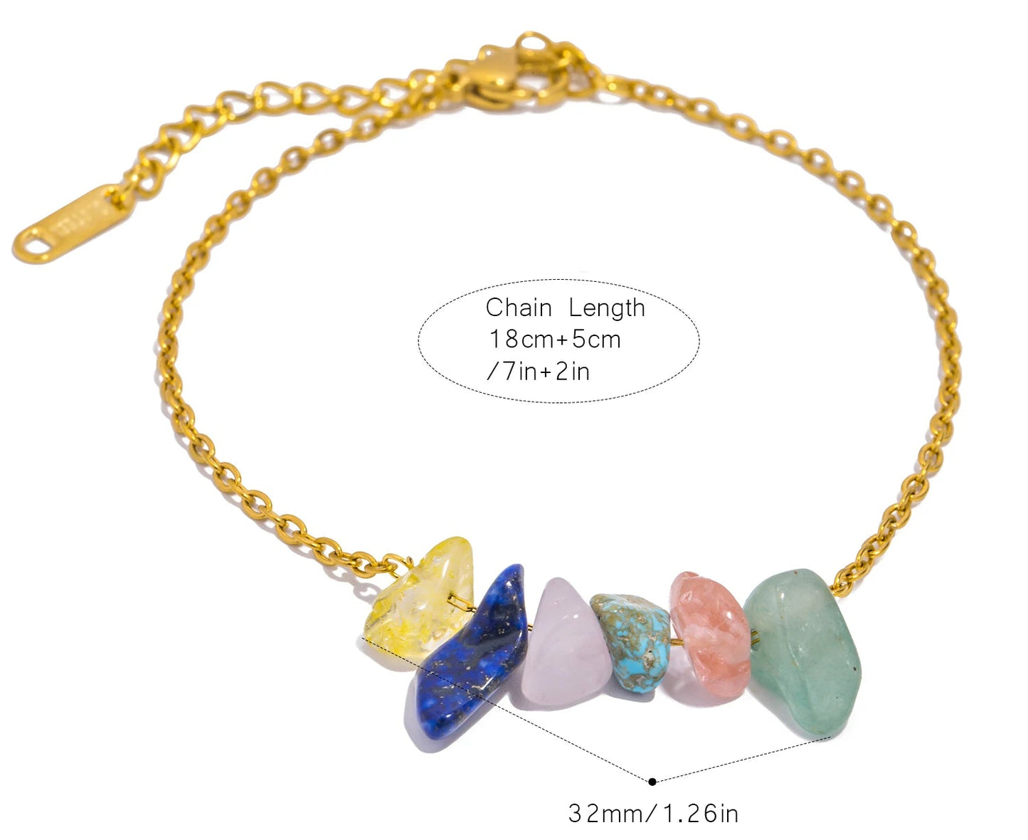 Set “Gioielli Irregolari” – Collana & Bracciale con Pietra Naturale