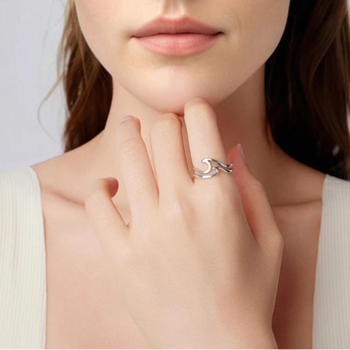 Anello “Onda di Luce” – Doppio Strato
