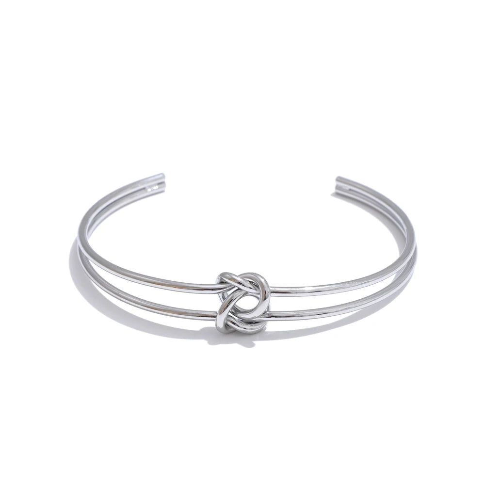 Bracciale Nodo d’Eleganza – Minimal Chic Impermeabile