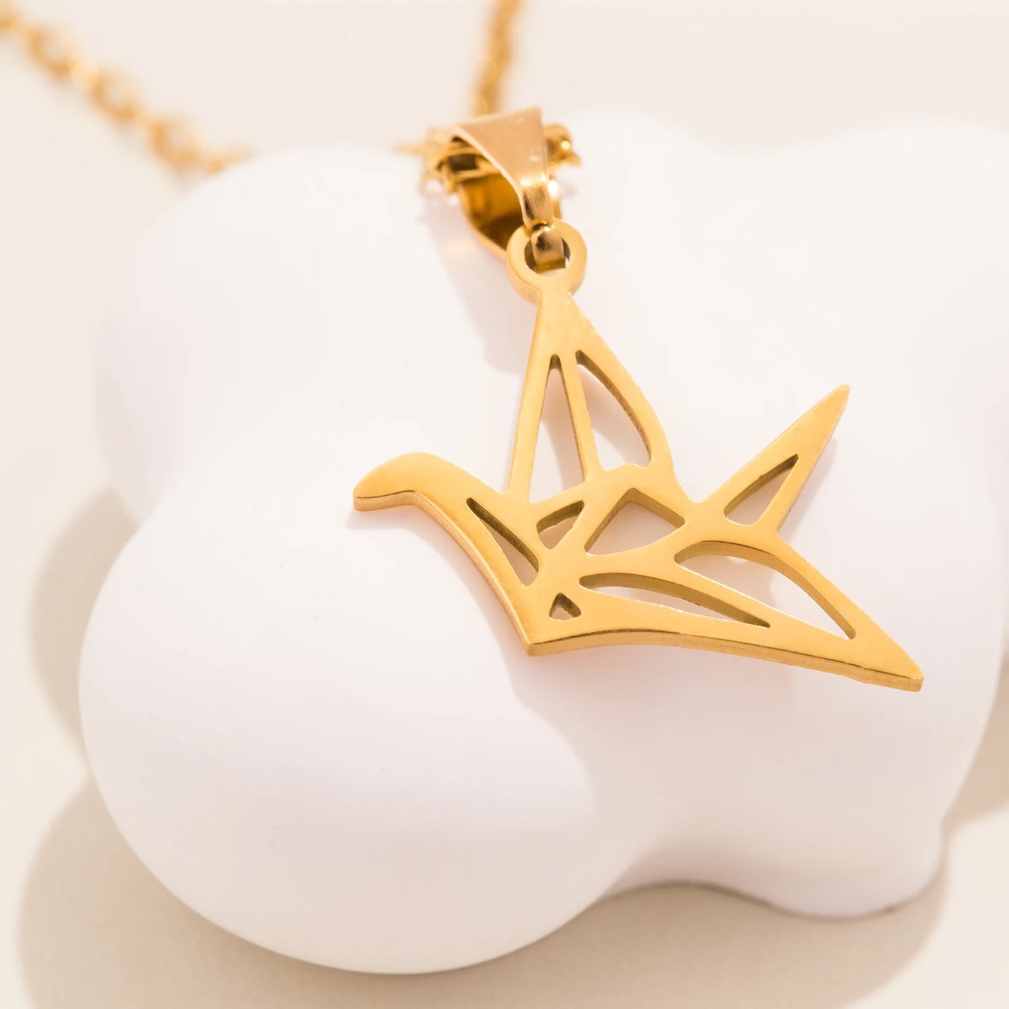 Set Collana e Orecchini Origami
