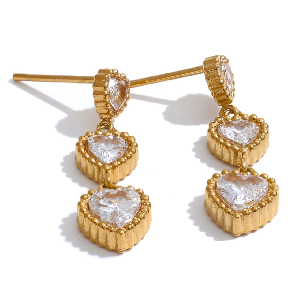 Orecchini Cuore Gemello – Luce e Amore
