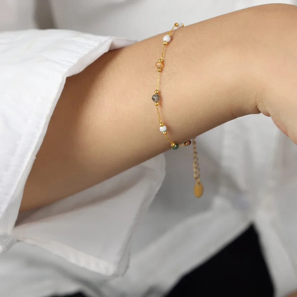 Set Collana e Bracciali con Perle – Minimalismo Chic