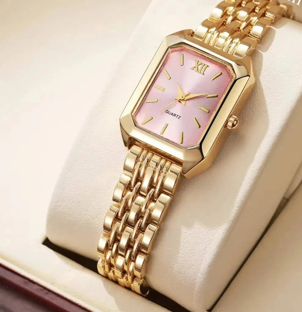 Orologio “Luna Elegance” – Rettangolare Chic