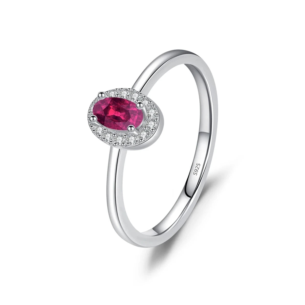 Anello Ovale con Zirconi Colorati – Anello Elegante