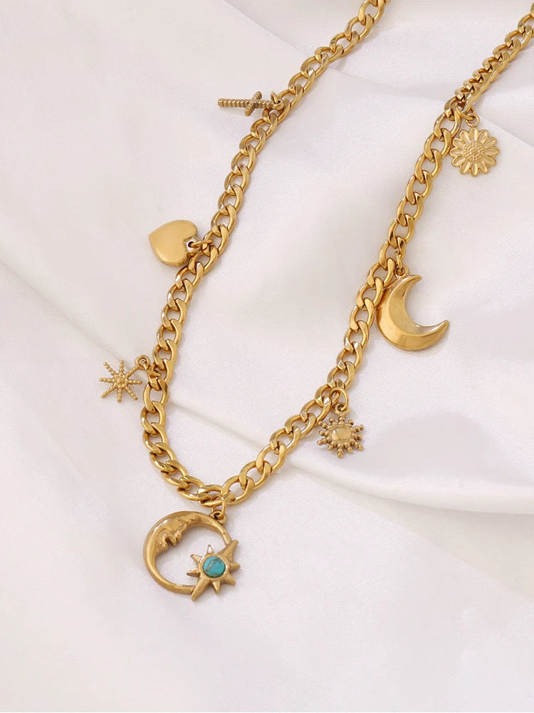 Collana “Sole & Luna”