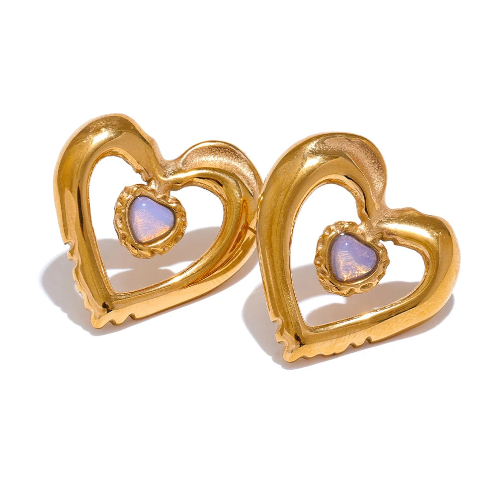 Orecchini Cuore Intenso – Romantici e Moderni