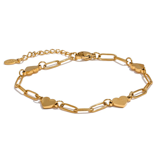 Bracciale Cuori Intrecciati – Eleganza Quotidiana