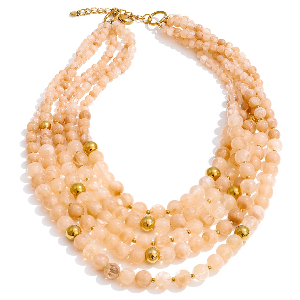 Collana “Majestic Beads” – Strati Eleganti