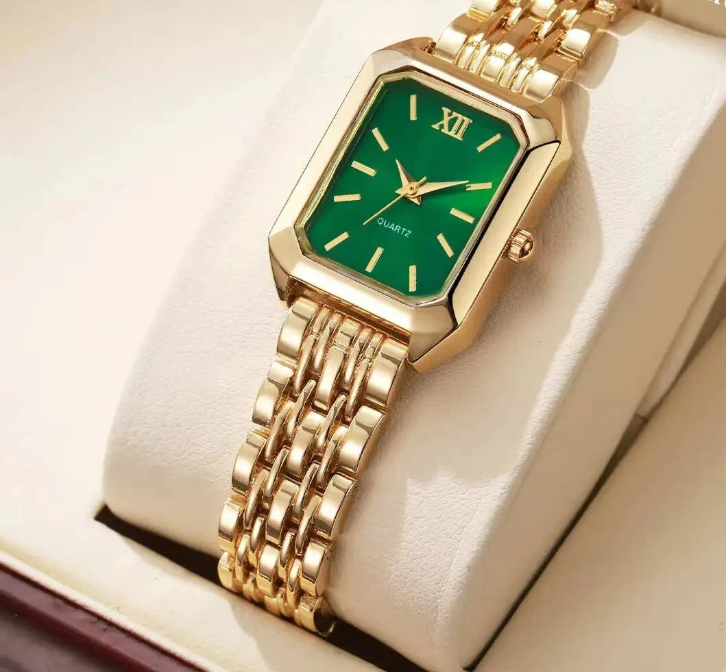 Orologio “Luna Elegance” – Rettangolare Chic