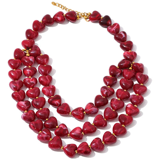 Collana “Trame d’Autunno” – Eleganza multistrato dal carattere deciso