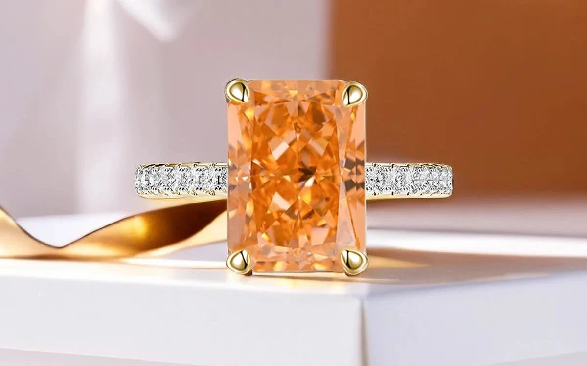 Anello “Crystal Shine” in Argento S925 – Taglio Ghiaccio Premium