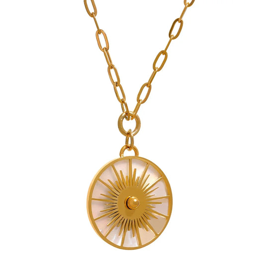 Collana Sole Dorato – Energia e Luce Interiore