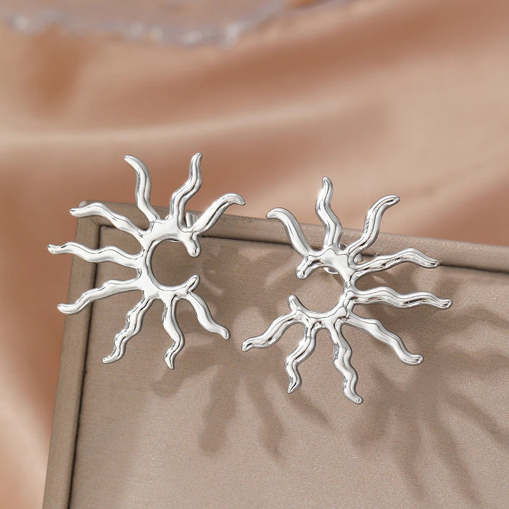 Orecchini Sole Ardente – Splendore Unico