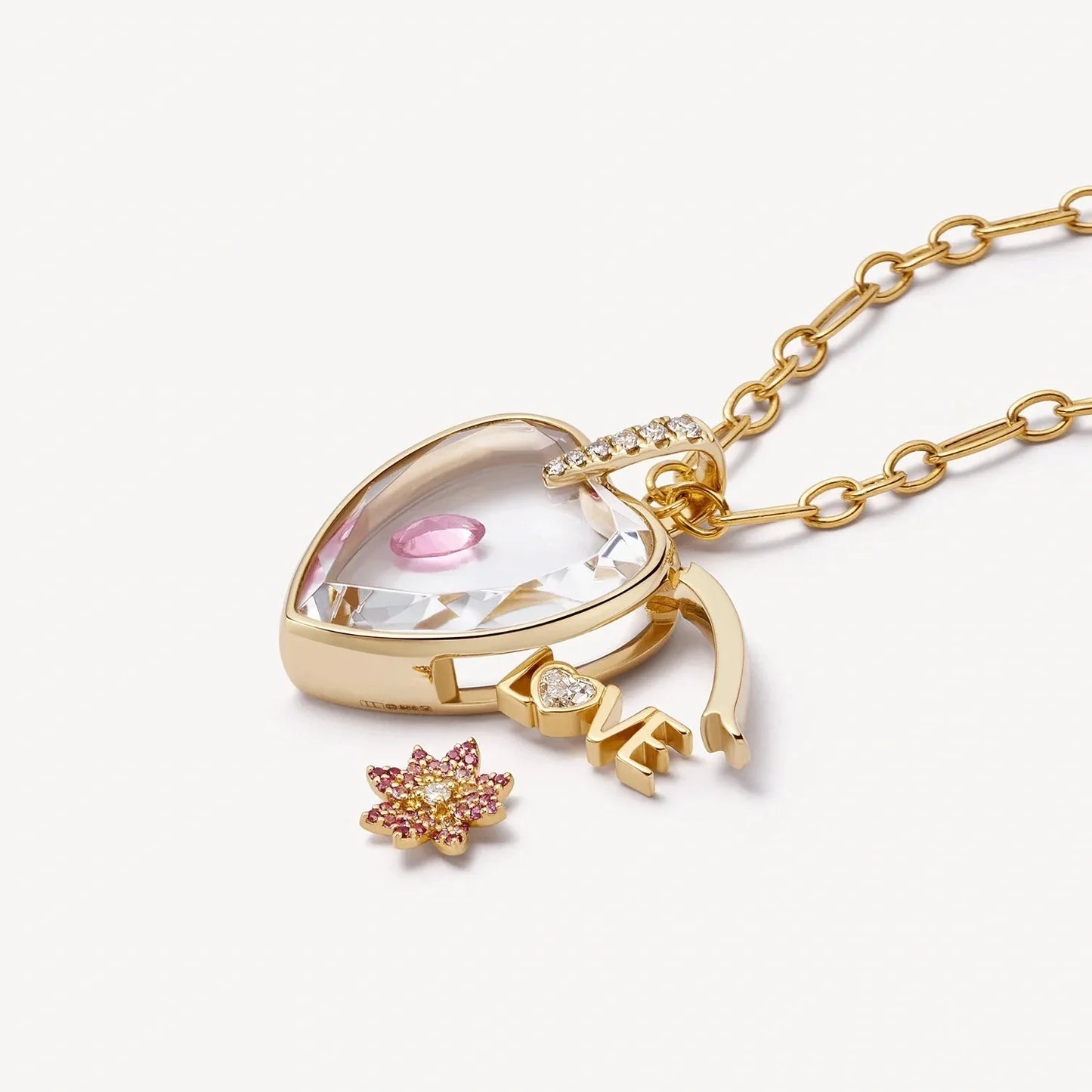 Collana Scrigno Silver, Gold e Brillantini