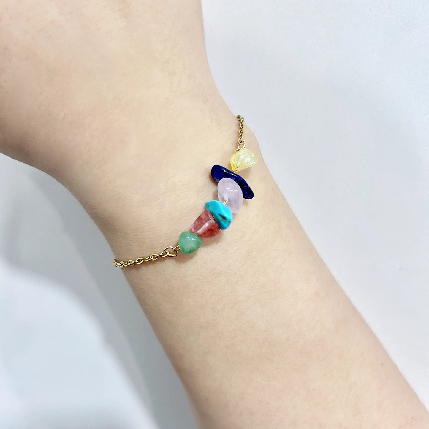 Set “Gioielli Irregolari” – Collana & Bracciale con Pietra Naturale