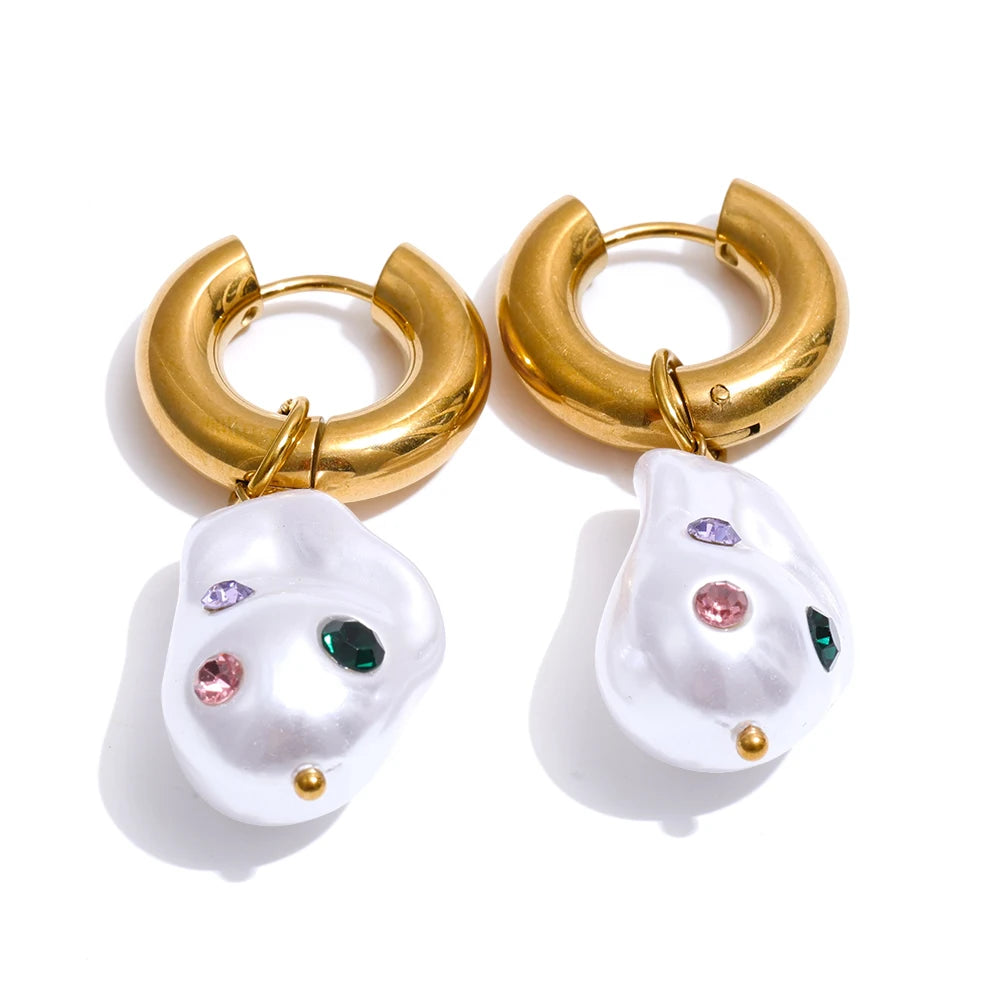 Orecchini Perla Aurora – Eleganza Irregolare