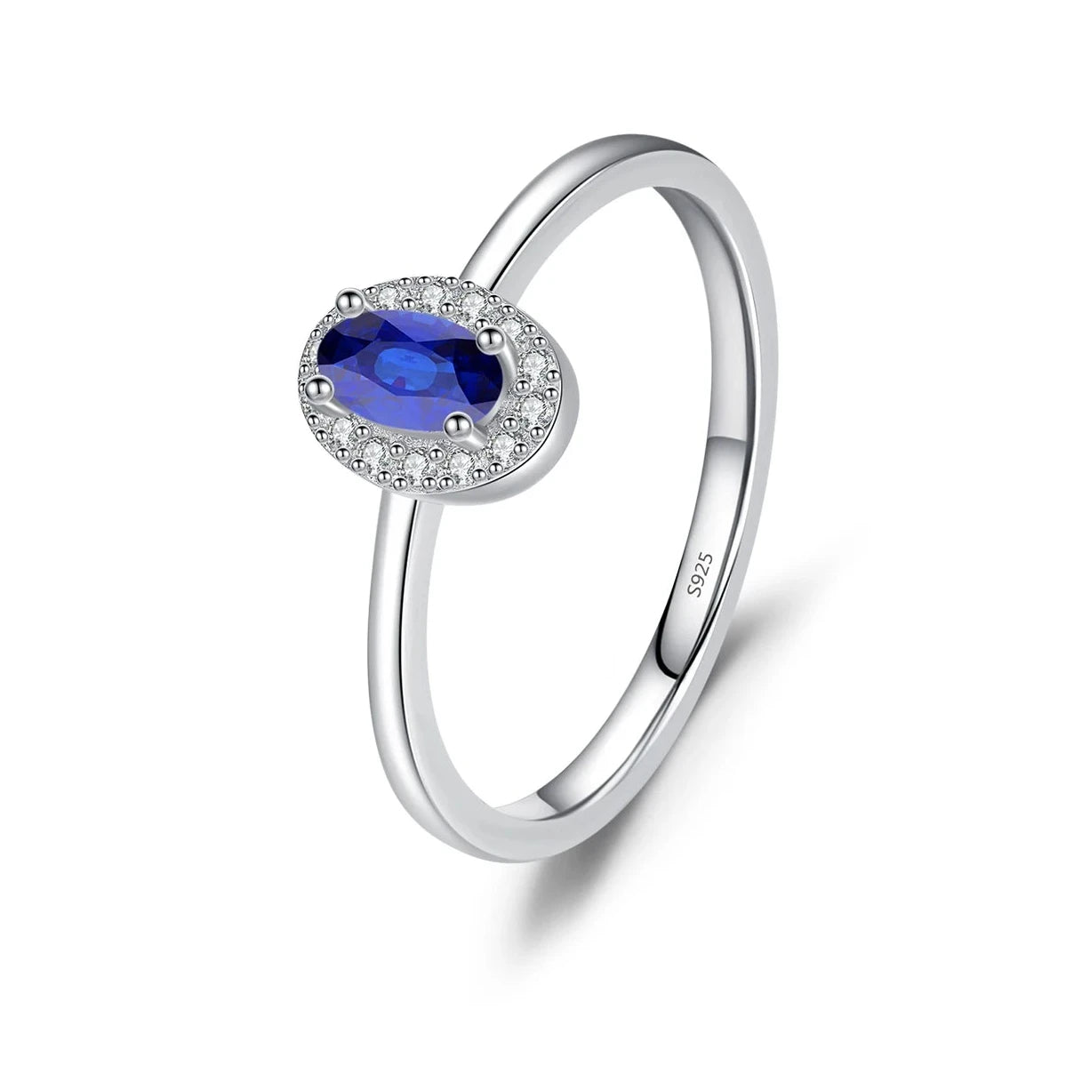Anello Ovale con Zirconi Colorati – Anello Elegante