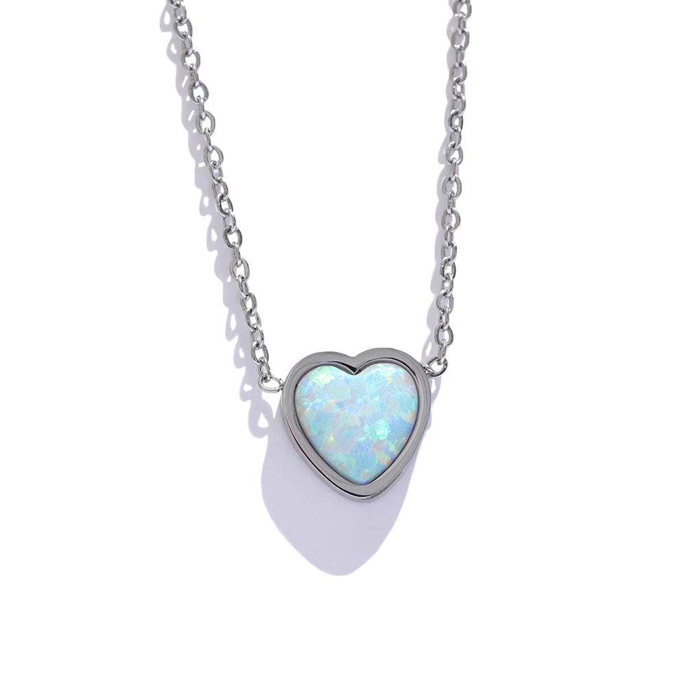 Collana Heart Glow – Acciaio Inossidabile Oro o Argento