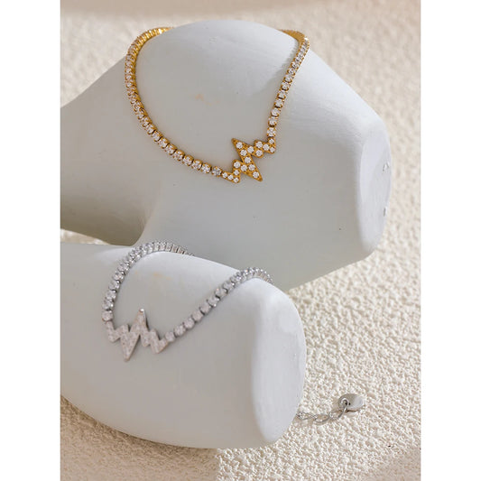 Bracciale Fulmine con Zirconi