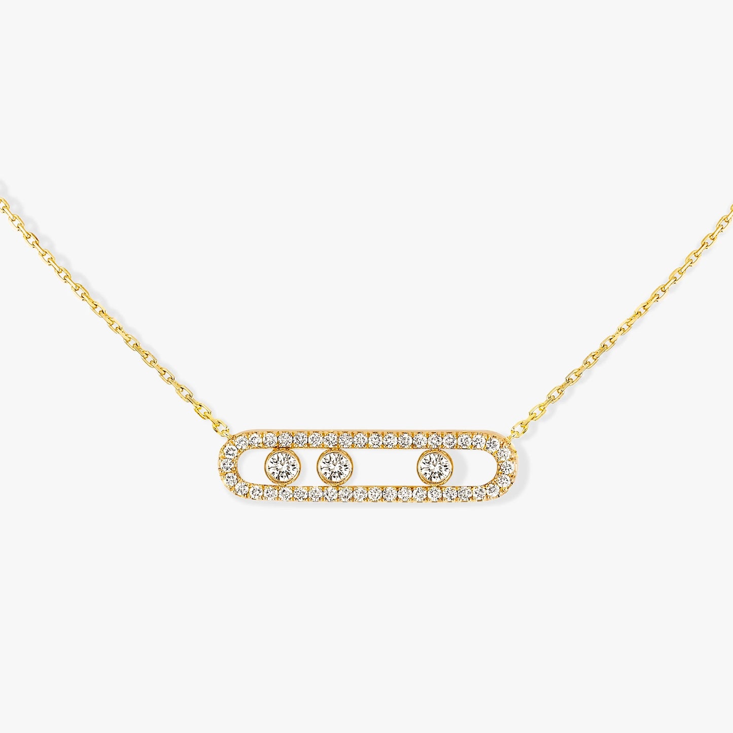 Collana in argento dal design traforato – Eleganza moderna e raffinata