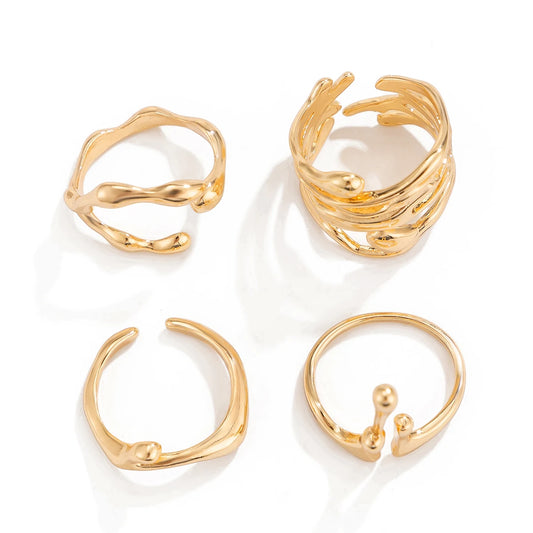 Set Anelli Lava Irregolare