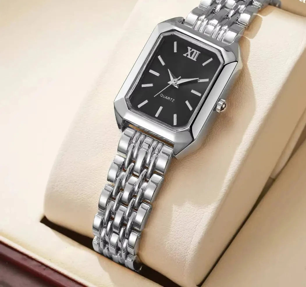 Orologio “Luna Elegance” – Rettangolare Chic