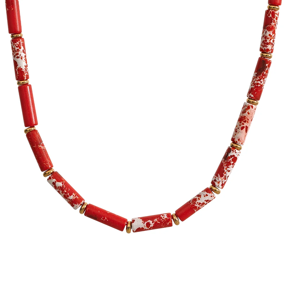 Collana in Pietra Naturale Multicolor