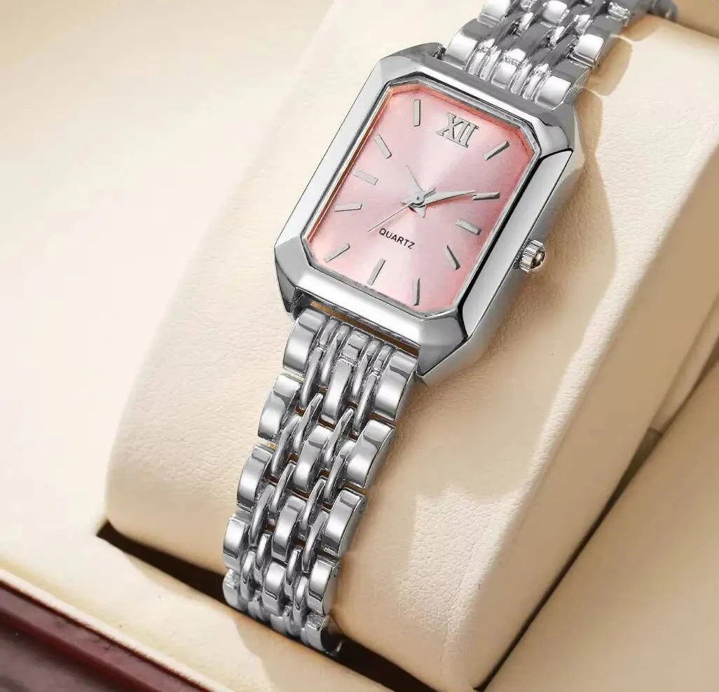 Orologio “Luna Elegance” – Rettangolare Chic