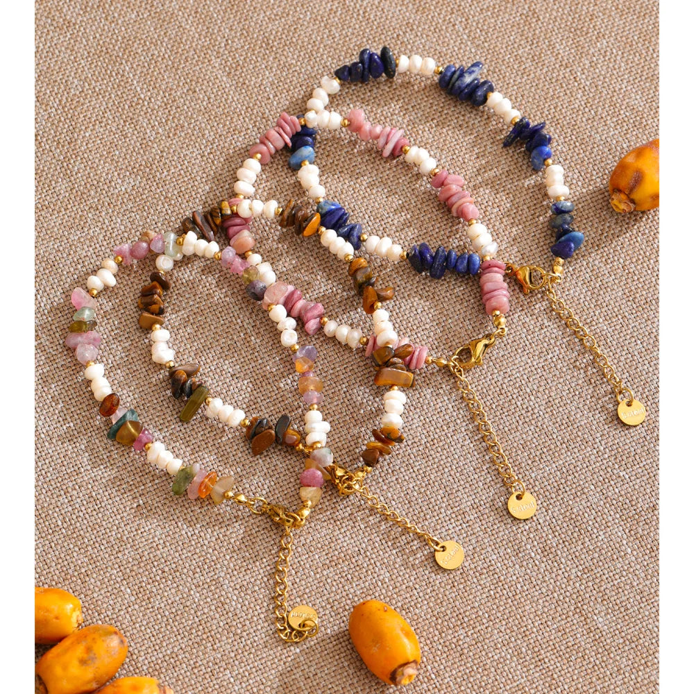 Bracciale Perle e Pietre Naturali