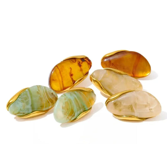 Orecchini “Terra Glow” – Geometrie Naturali