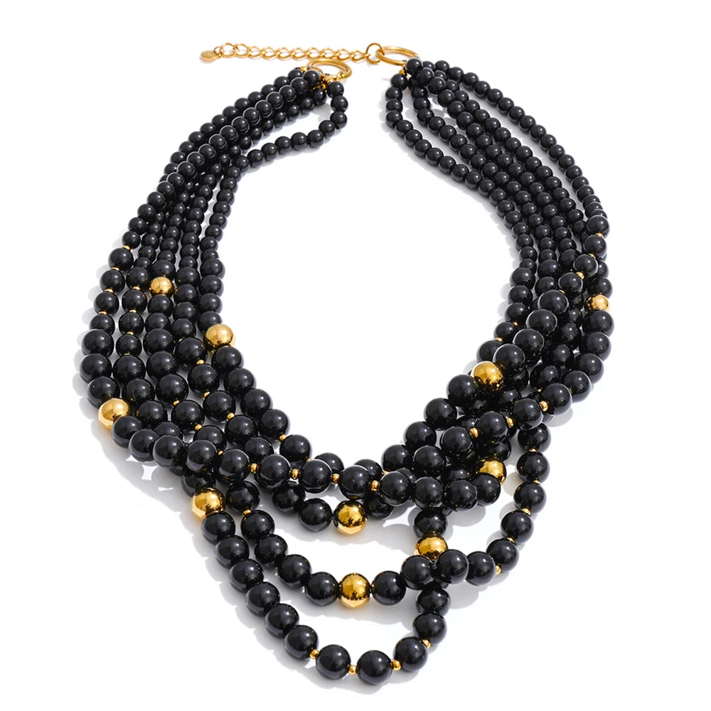 Collana “Majestic Beads” – Strati Eleganti