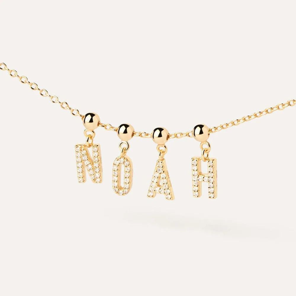 Collana o Bracciale Personalizzabile con Ciondoli Lettera in Argento