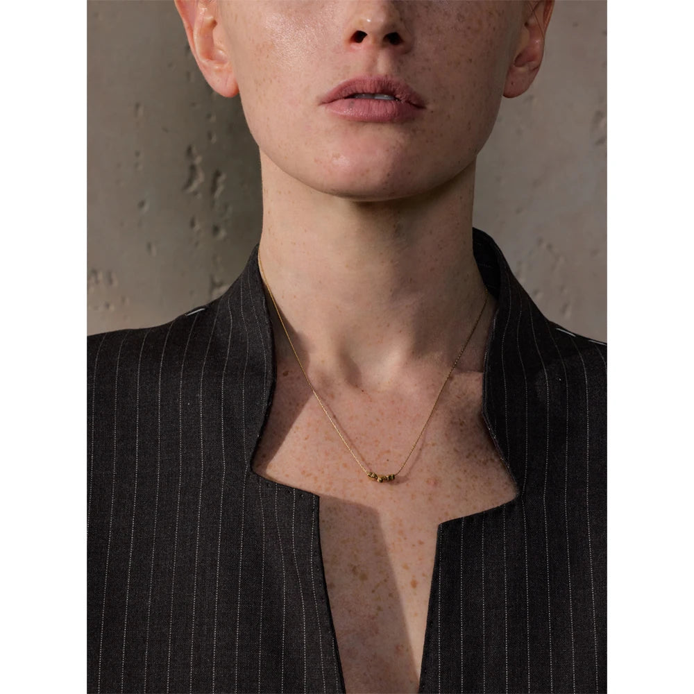 Collana “Trio Heart” – Dolcezza Minimal