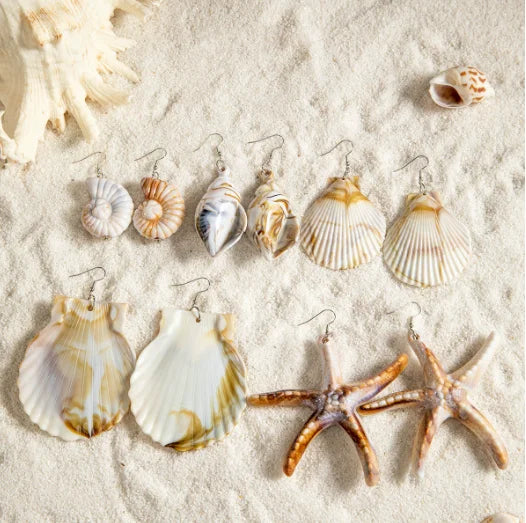 Orecchini Conchiglia Mare