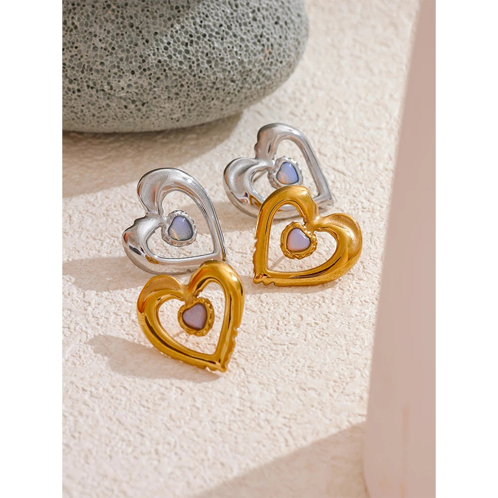 Orecchini Cuore Intenso – Romantici e Moderni
