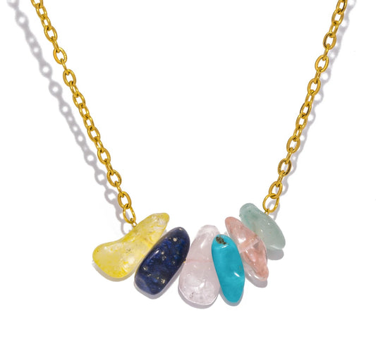 Set “Gioielli Irregolari” – Collana & Bracciale con Pietra Naturale