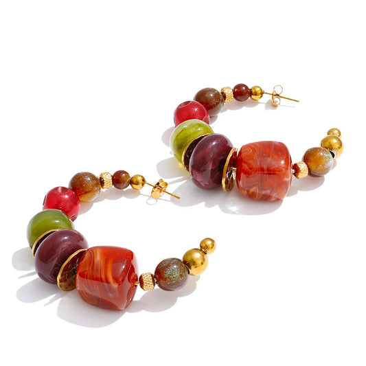 Orecchini “Color Loop” – Arte in Movimento